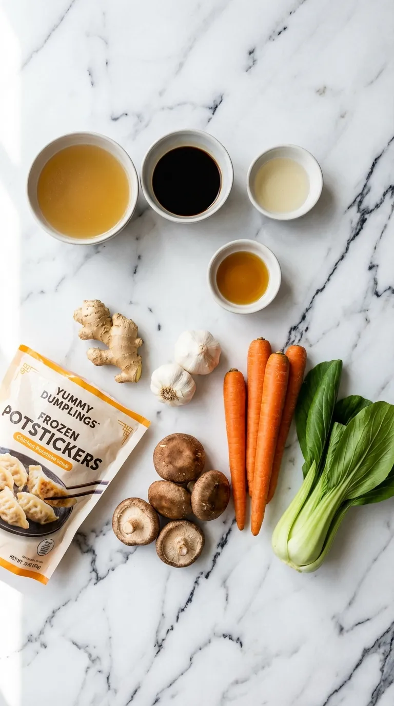 Potsticker Soup Ingredients