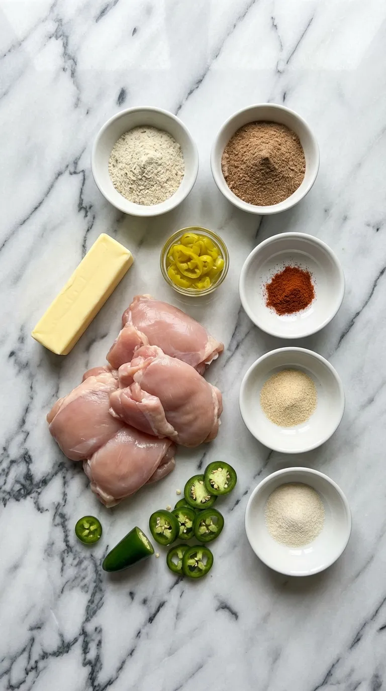 SPICY MISSISSIPPI CHICKEN INFERNO RECIPE 2 Spicy Mississippi Chicken Ingredients