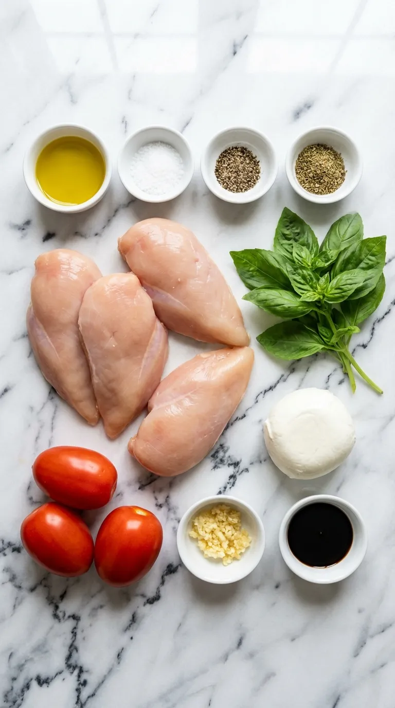 SUN KISSED CAPRESE CHICKEN RECIPE 2 Caprese Chicken Ingredients