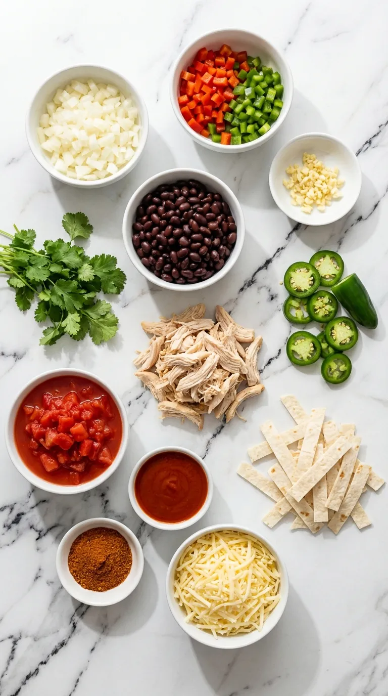 Chicken Burrito Casserole Ingredients