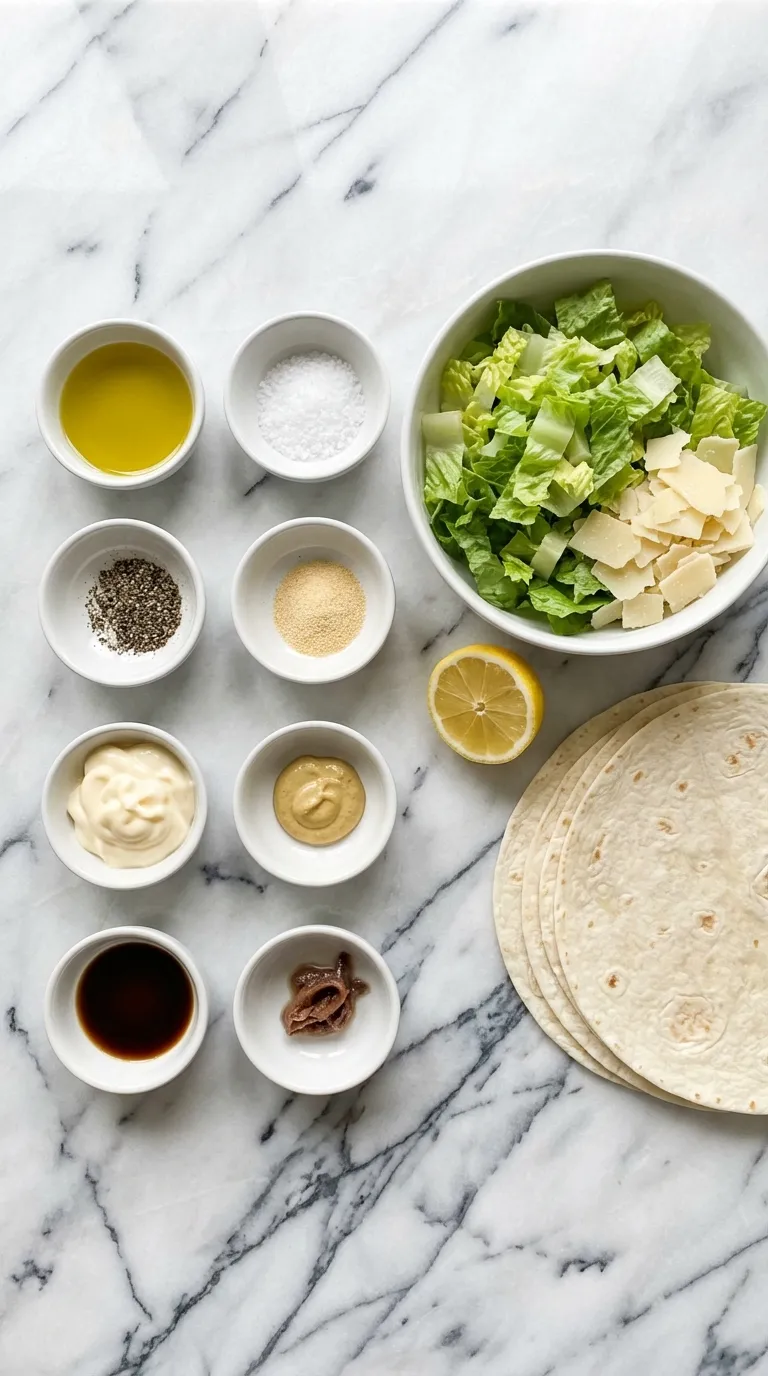 Chicken Caesar Wrap Ingredients