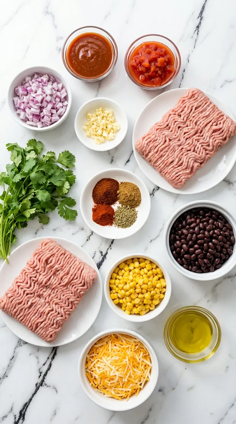 Healthy Enchilada Skillet Ingredients