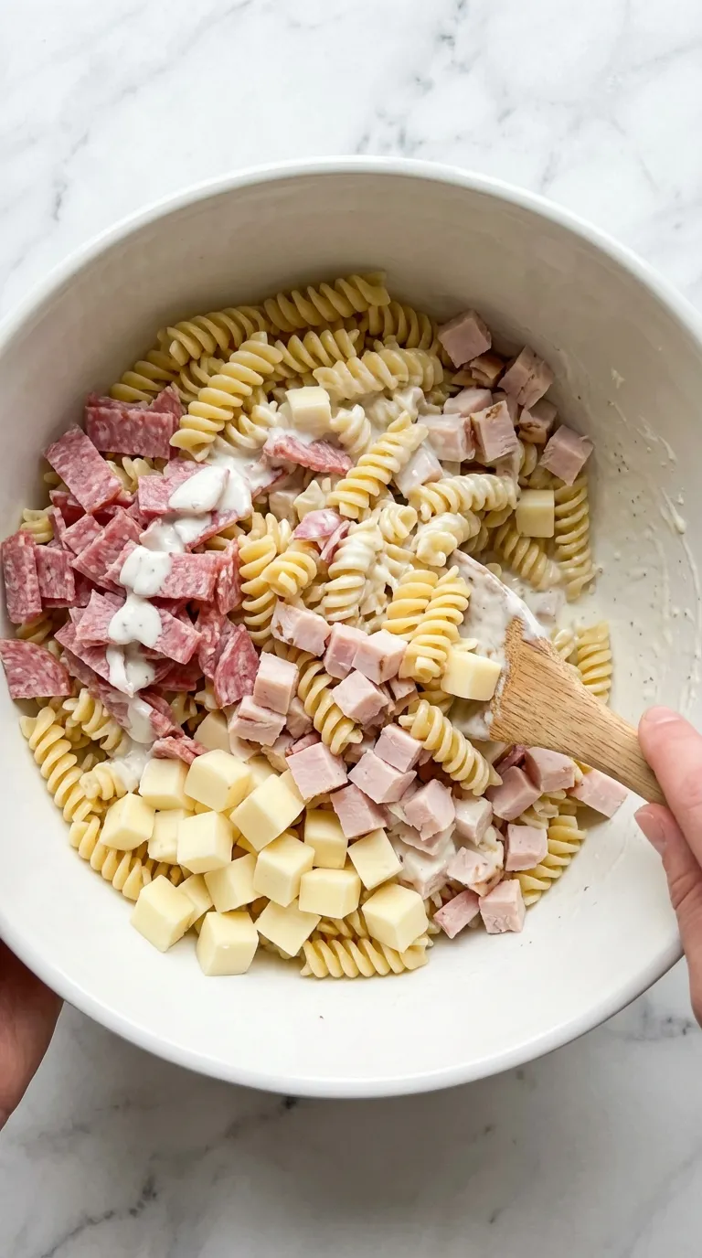 How to Make Greek Yogurt Grinder Pasta Salad