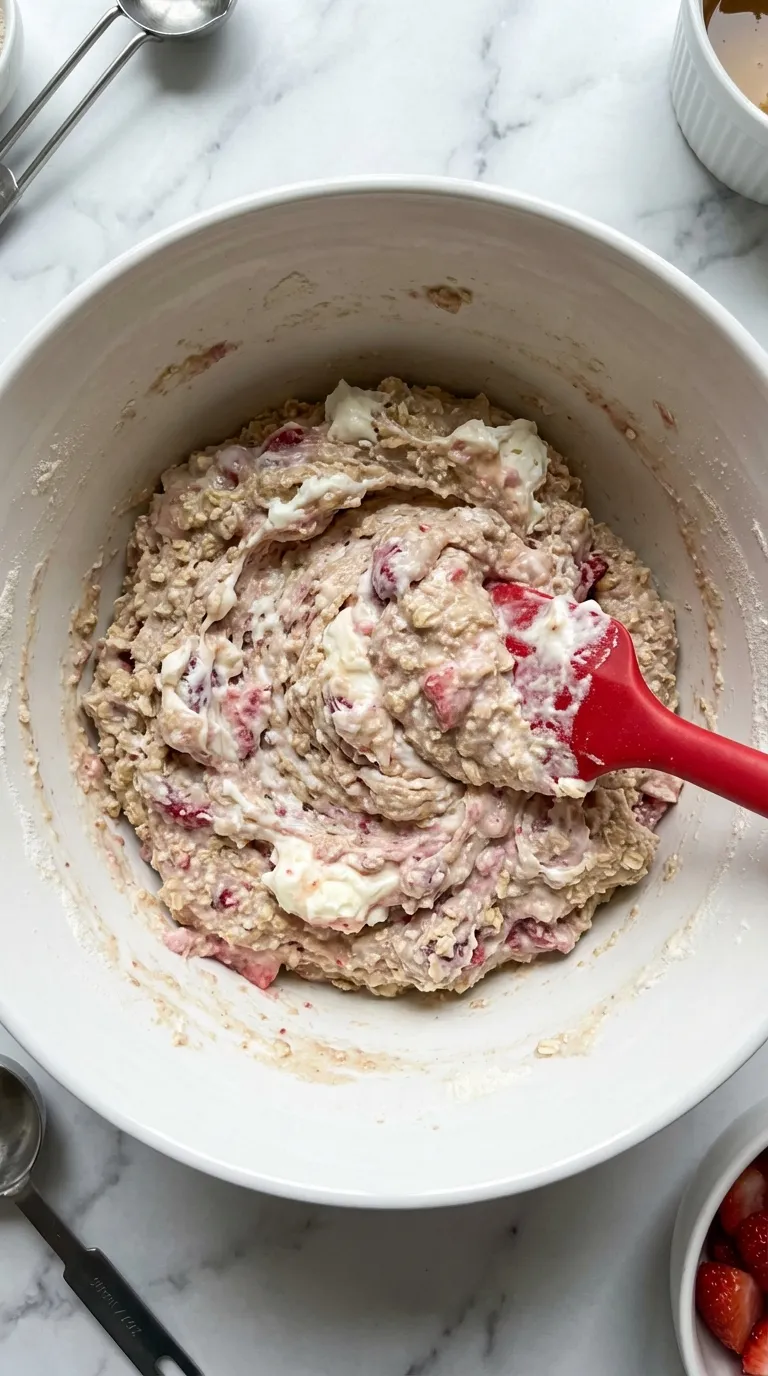 CREAMY DREAMY STRAWBERRY CHEESECAKE PROTEIN BALLS 3 How to Make Strawberry Cheesecake Protein Balls