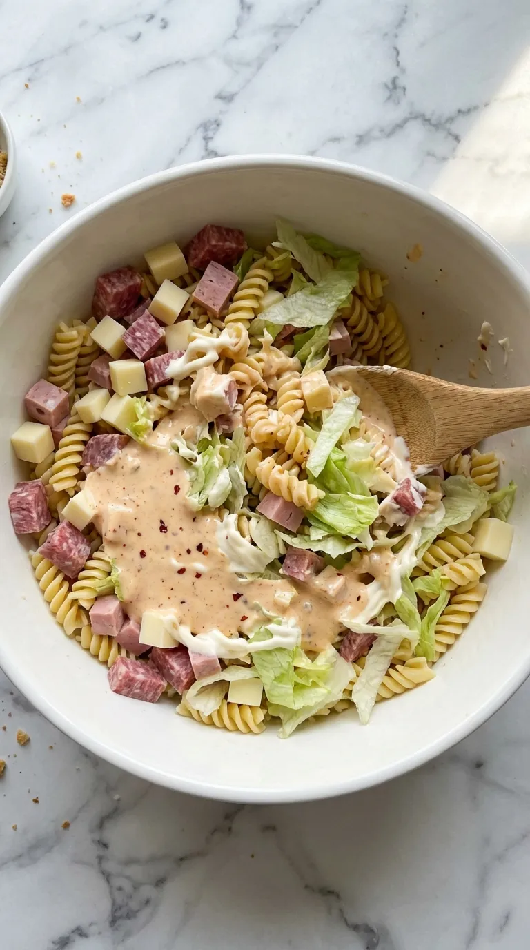 How to Make Grinder Pasta Salad