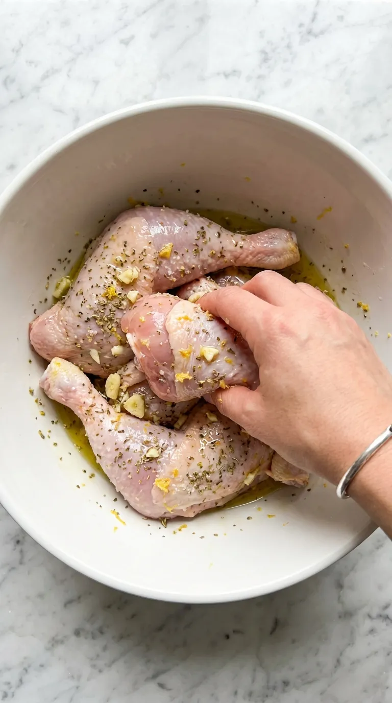 How to Make Baked Chicken Legs with Garlic & Lemon