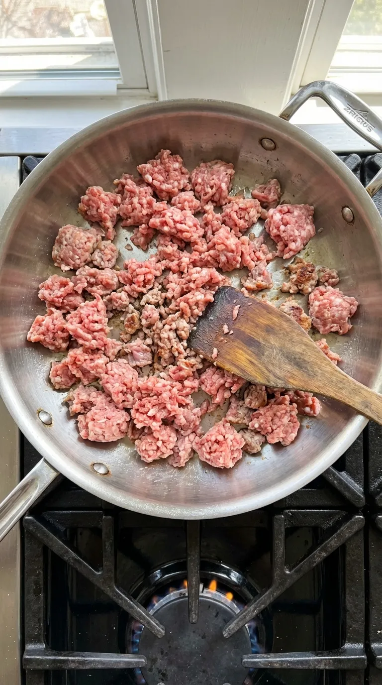 How to Make Sticky Honey Garlic Sausage Pasta Skillet