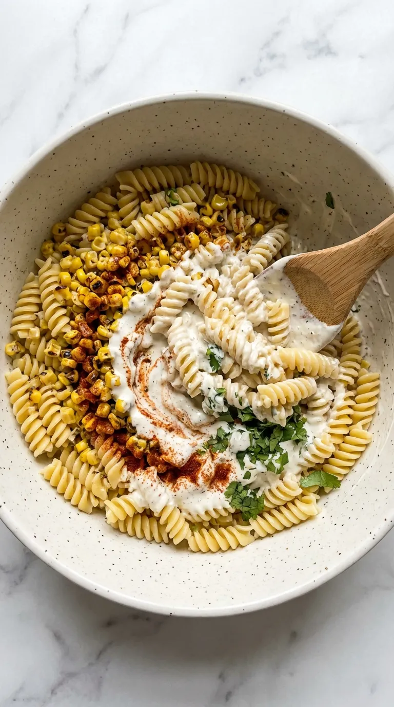 How to Make Mexican Street Corn Pasta Salad