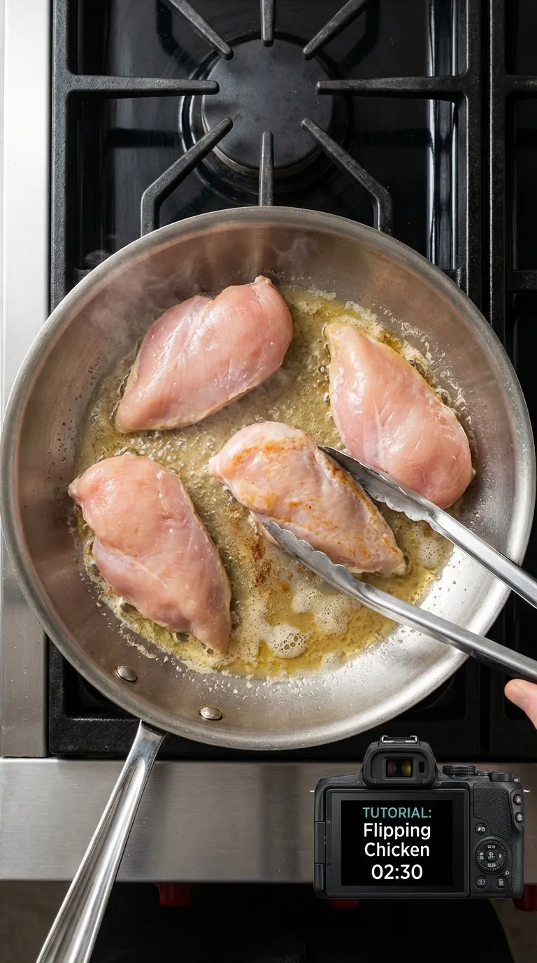 SAUCY CREAMY GARLIC PARMESAN CHICKEN BREAST 3 How to Make Creamy Garlic Parmesan Chicken Breast
