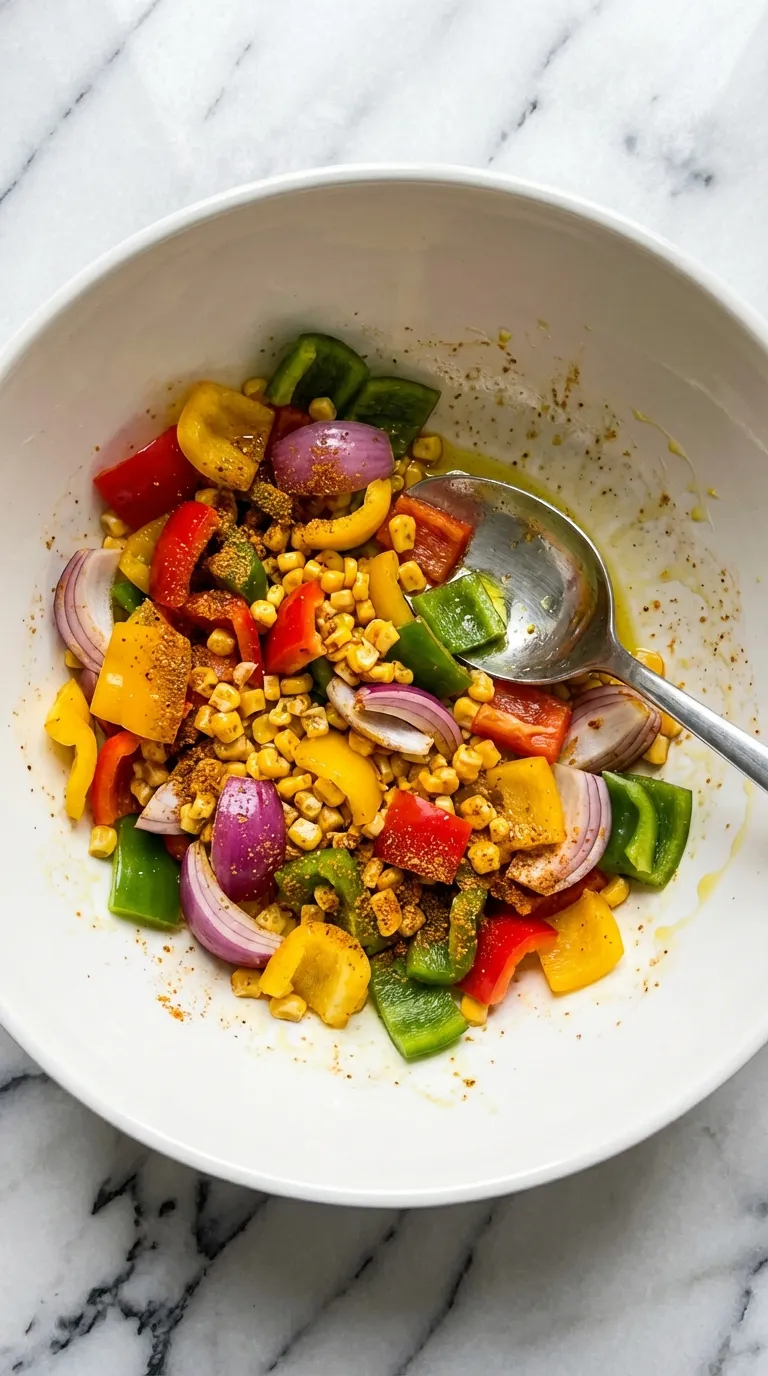 How to Make Sheet Pan Roasted Veggie Taco Pasta Salad