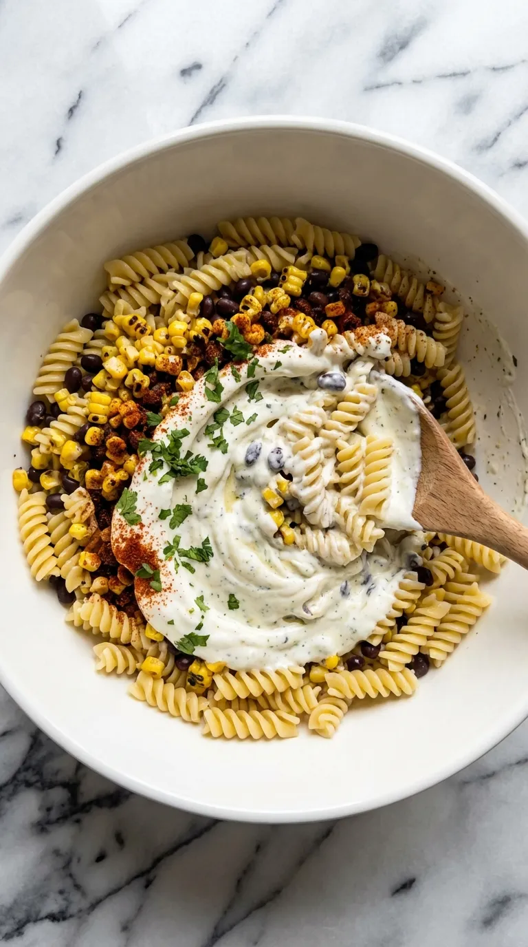 How to Make Southwest Street Corn Pasta Salad