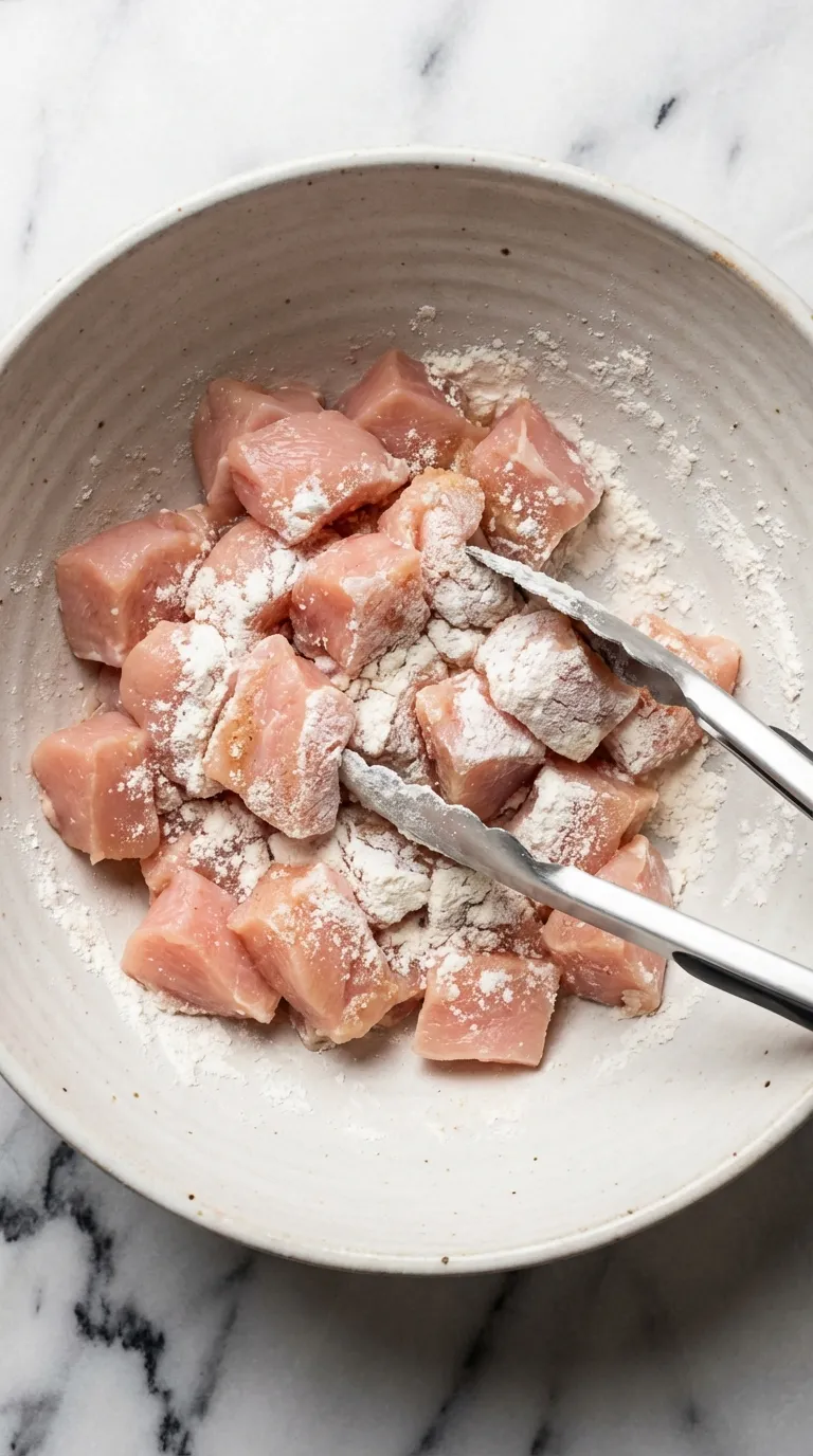 SWEET TANGY AIR FRYER PINEAPPLE CHICKEN BITES 3 How to Make Air Fryer Pineapple Chicken Bites