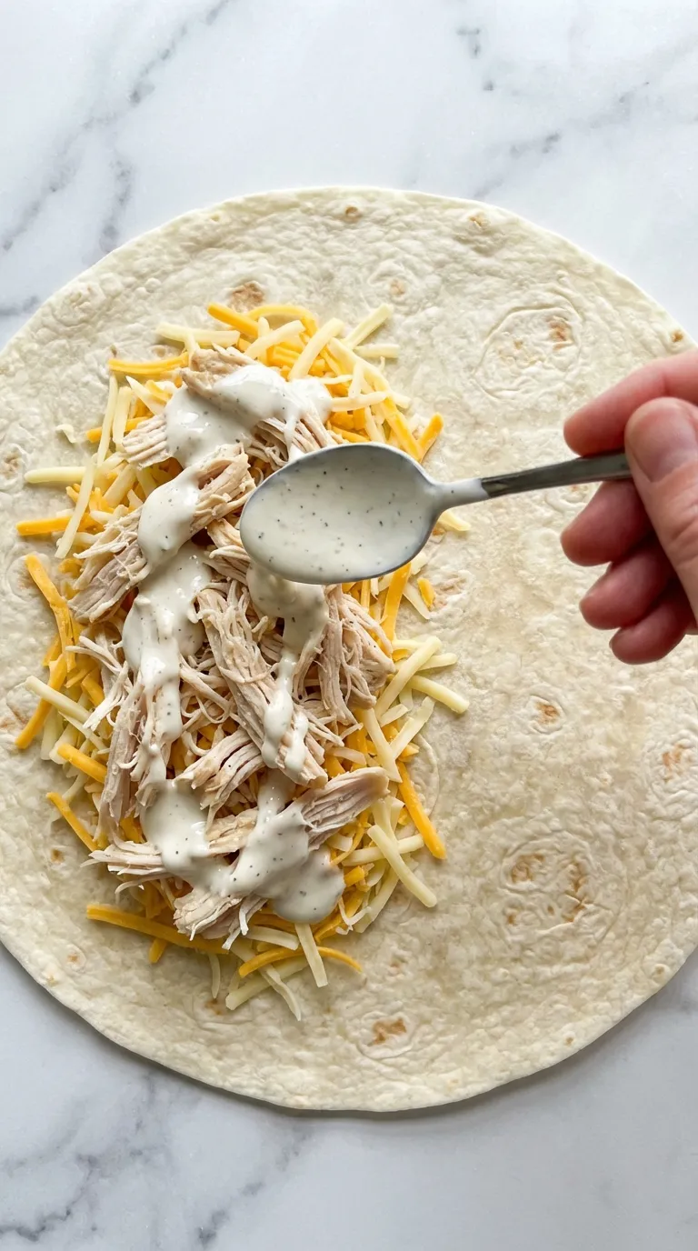 How to Make High-Protein Chicken Ranch Quesadilla