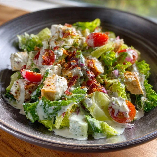 VIRAL HIGH-PROTEIN COTTAGE CHEESE RANCH CHOPPED SALAD