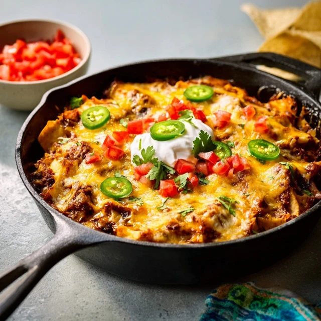 YOUR NEW FAVORITE HEALTHY ENCHILADA SKILLET