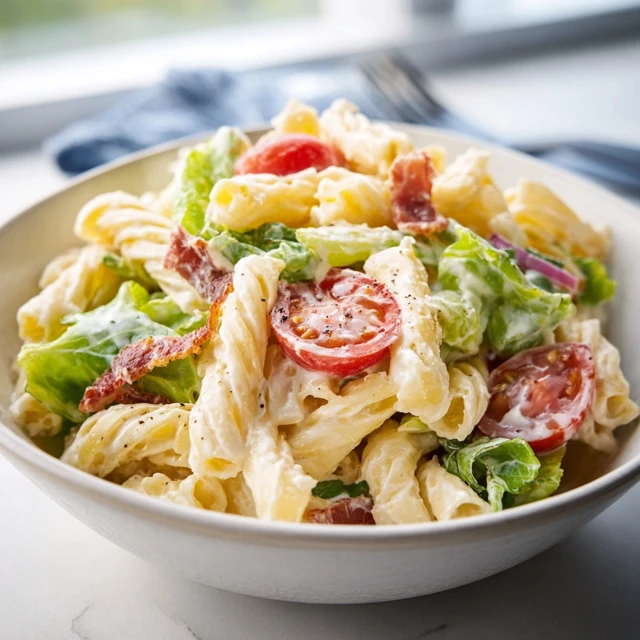 Creamy BLT Pasta Salad Recipe