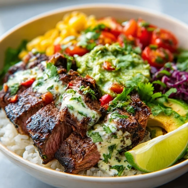 Cilantro Lime Steak Bowls Recipe