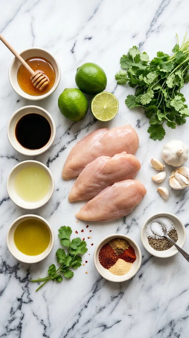 Honey Lime Chicken Ingredients