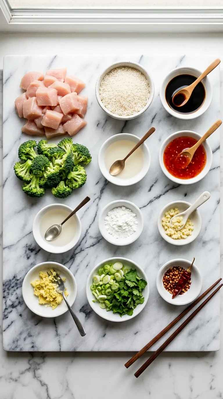 Sweet Chili Chicken Bowl Ingredients