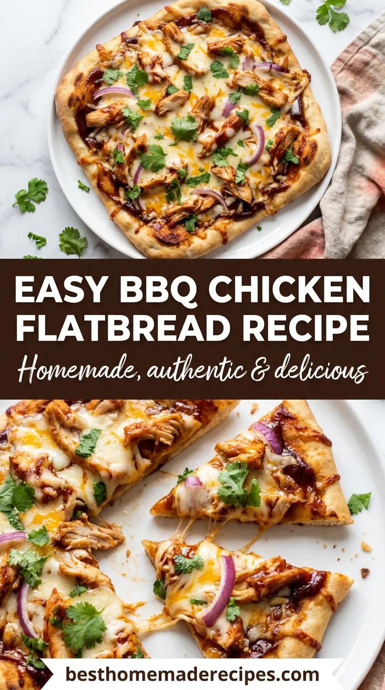 BBQ Chicken Flatbread Recipe