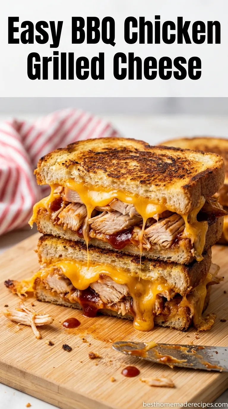 BBQ Chicken Grilled Cheese Recipe