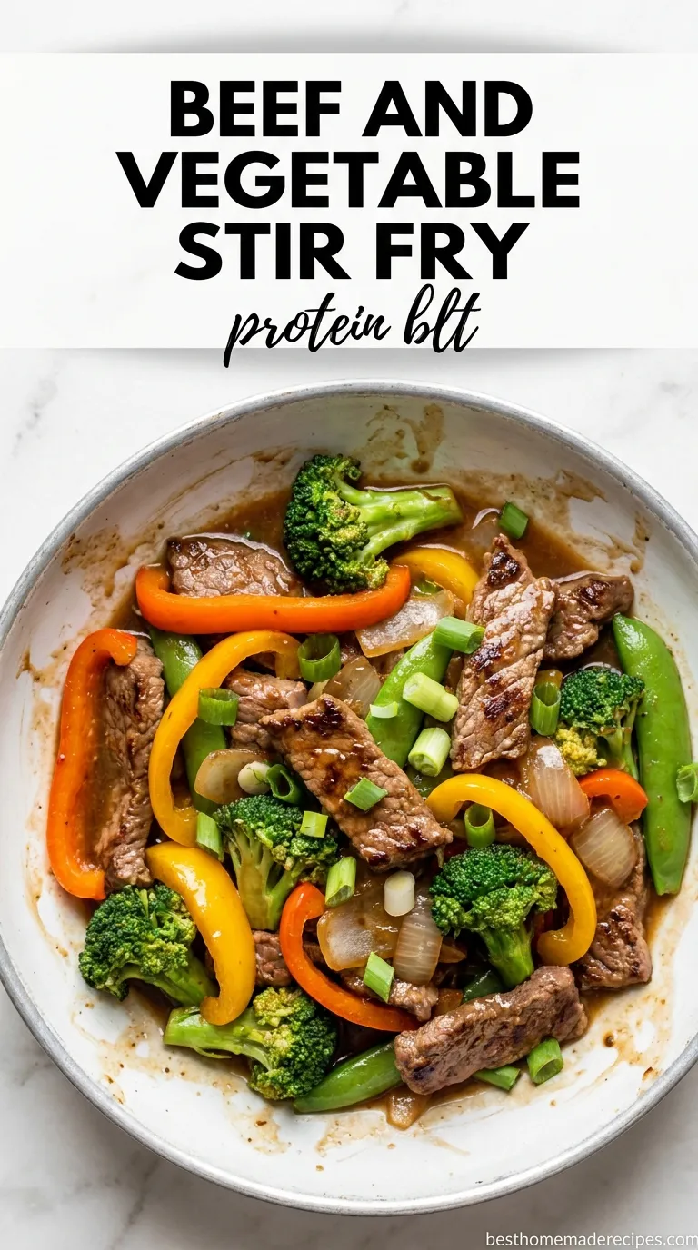 Beef and Vegetable Stir Fry Recipe