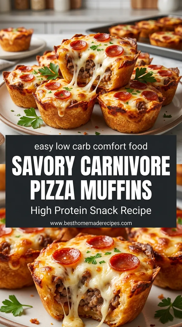 Carnivore Pizza Muffins Recipe