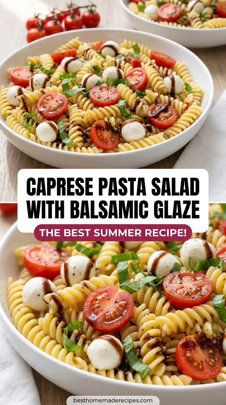 Caprese Pasta Salad Recipe