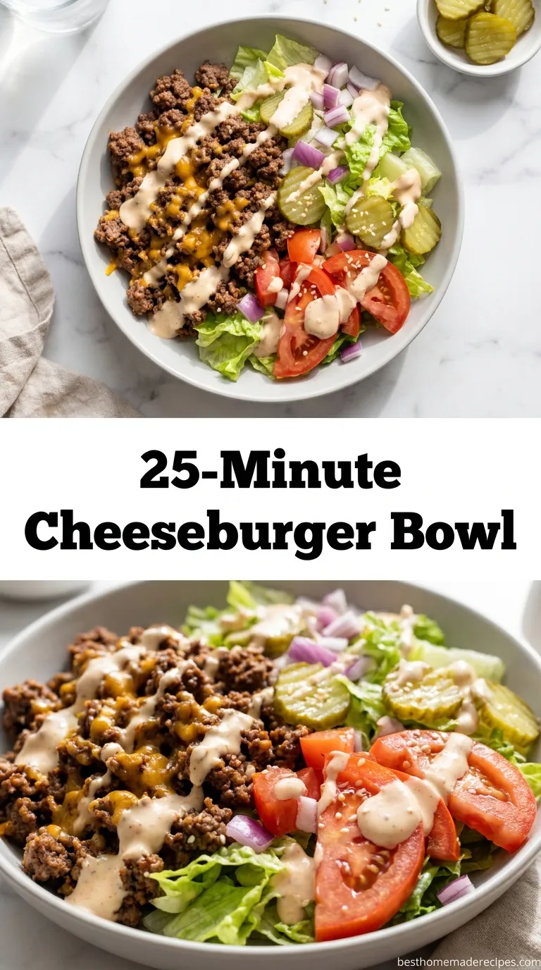 Cheeseburger Bowl Recipe