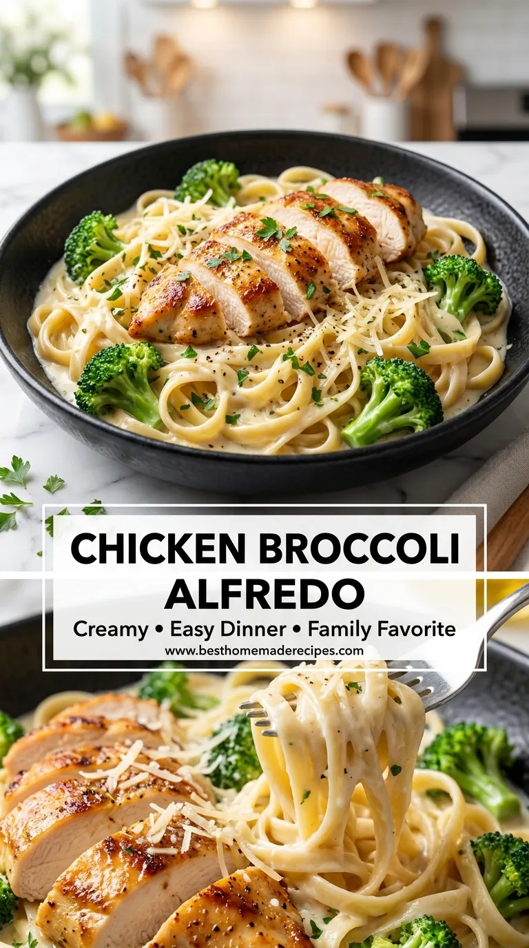 Chicken Broccoli Alfredo Recipe