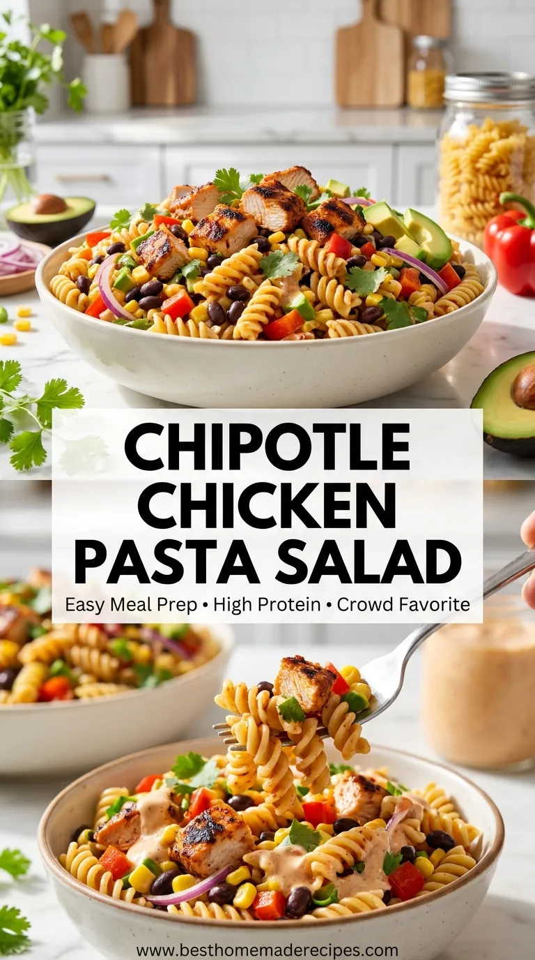 Chipotle Chicken Pasta Salad Recipe