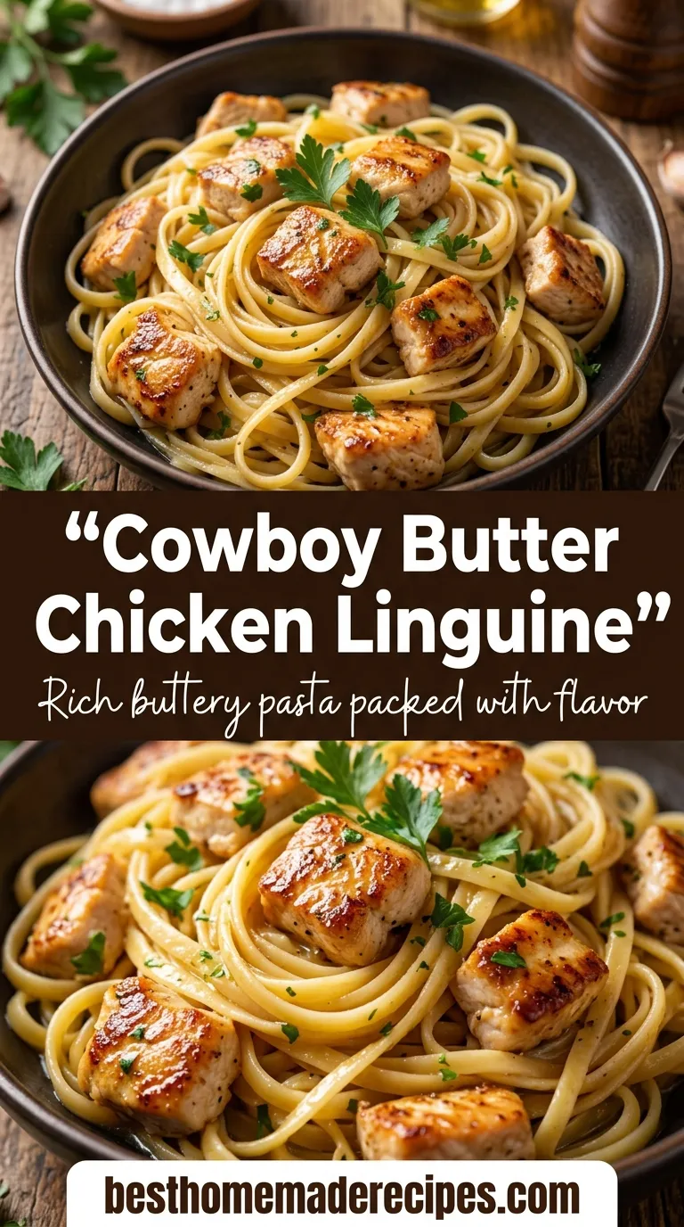 Cowboy Butter Chicken Linguine Recipe