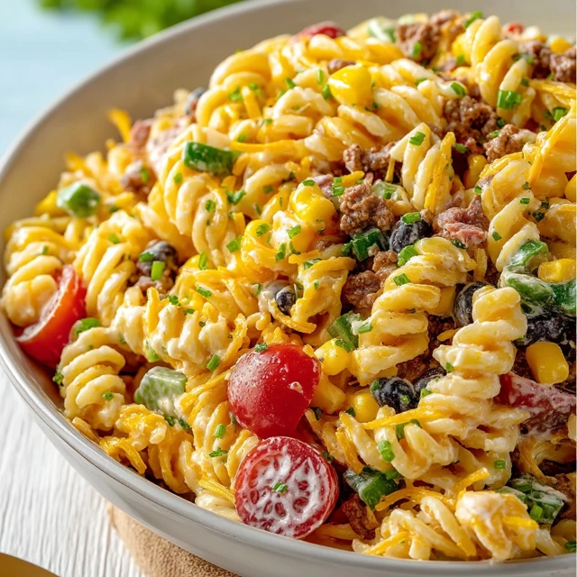 Cowboy Pasta Salad Recipe