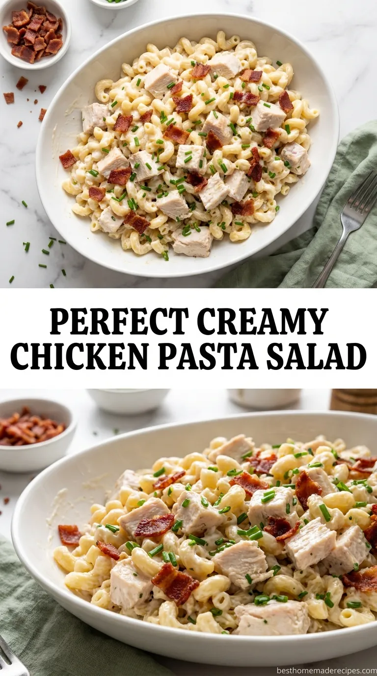 Creamy Chicken Pasta Salad Recipe