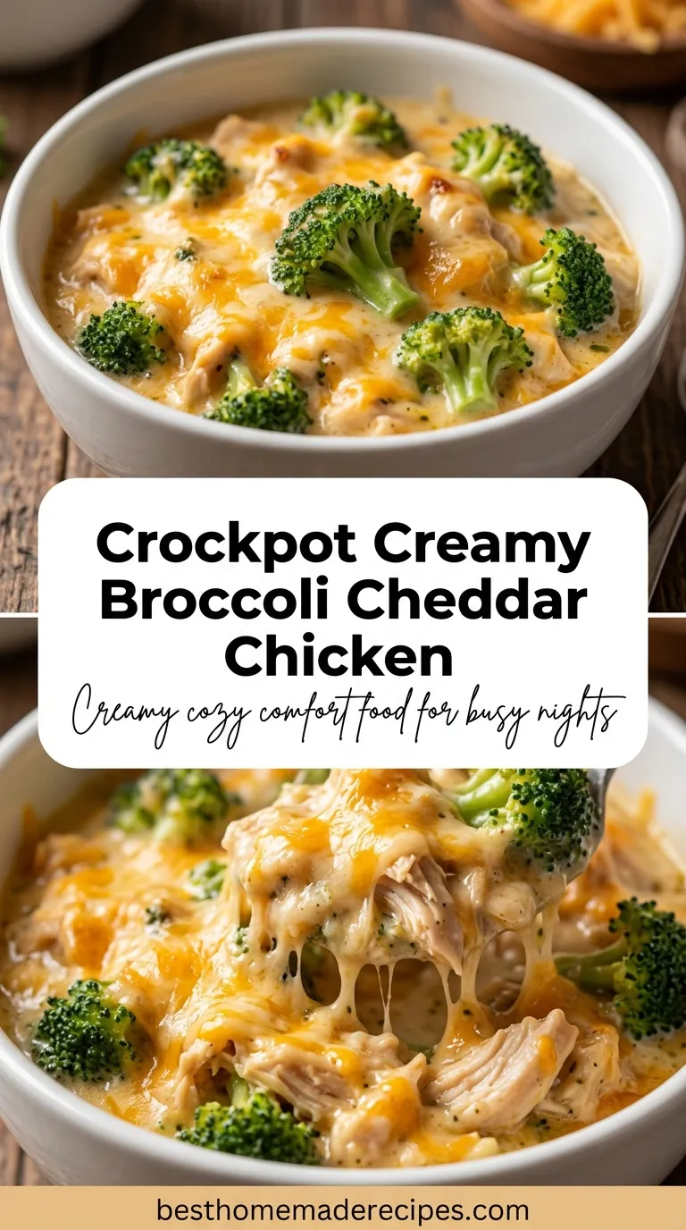 CROCKPOT CREAMY BROCCOLI CHEDDAR CHICKEN IS PERFECT 4 Crockpot Creamy Broccoli Cheddar Chicken Recipe