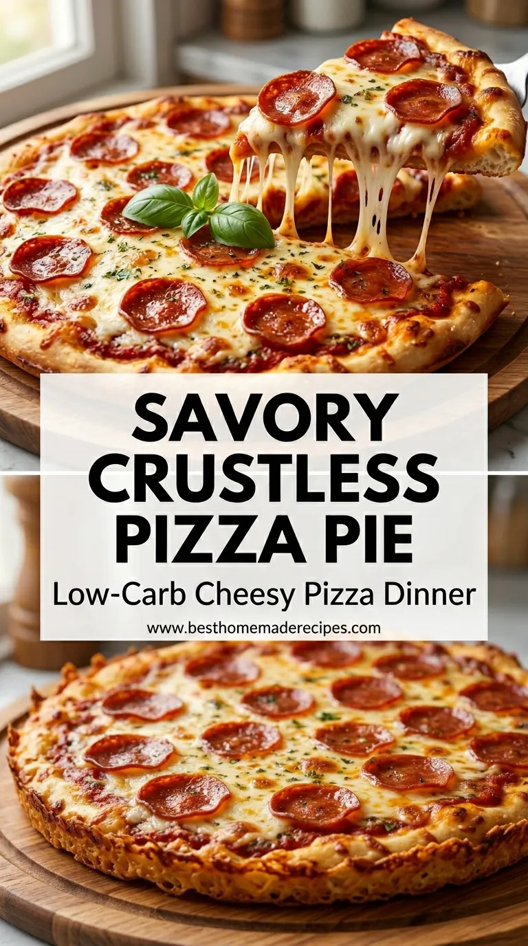 Crustless Pizza Pie Recipe