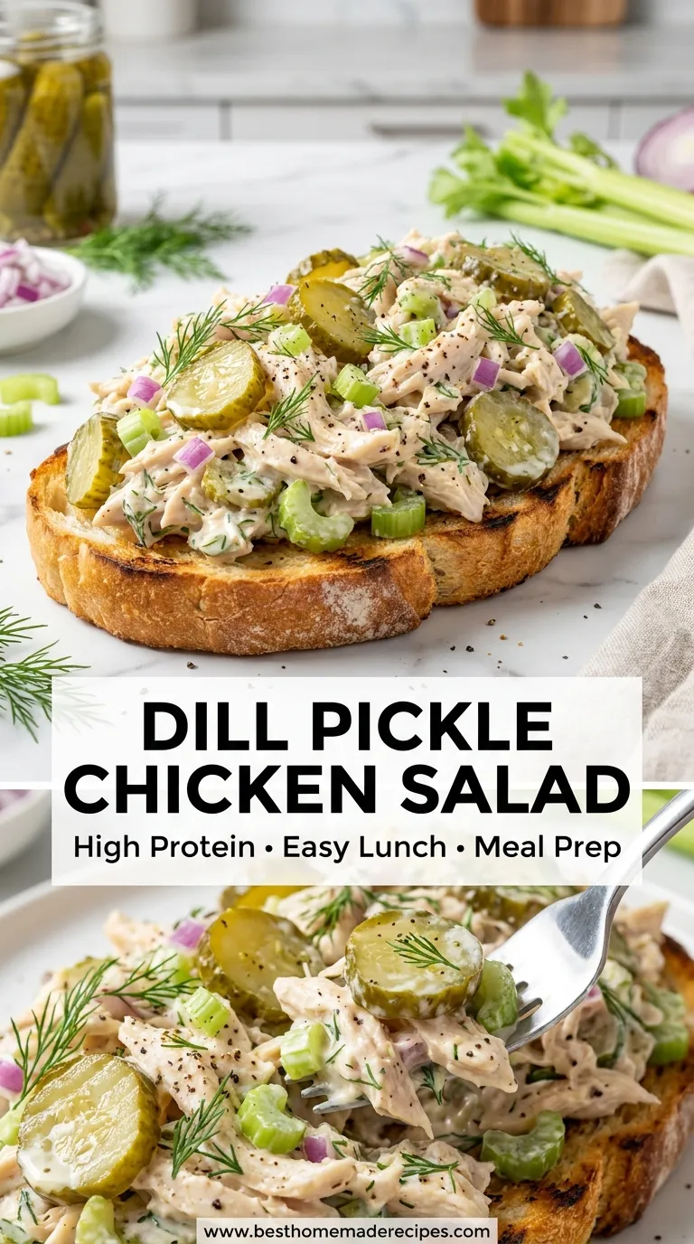 DILL PICKLE CHICKEN SALAD IS IRRESISTIBLE 4 Dill Pickle Chicken Salad Recipe