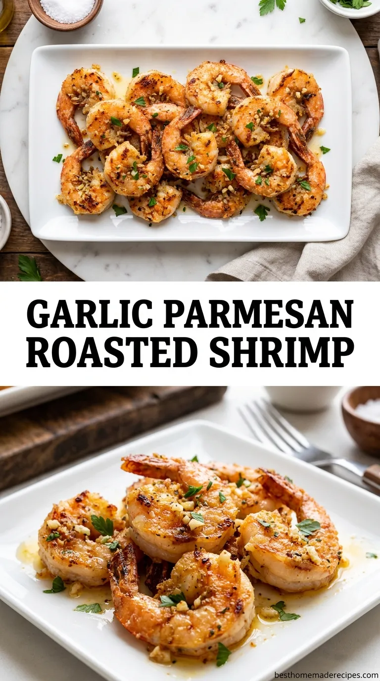 Garlic Parmesan Roasted Shrimp Recipe