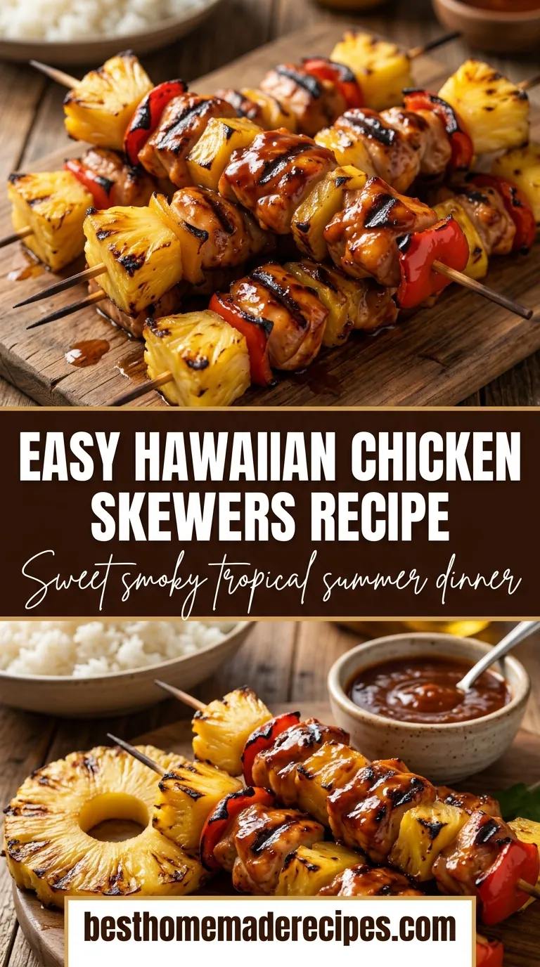 Hawaiian Chicken Skewers Recipe