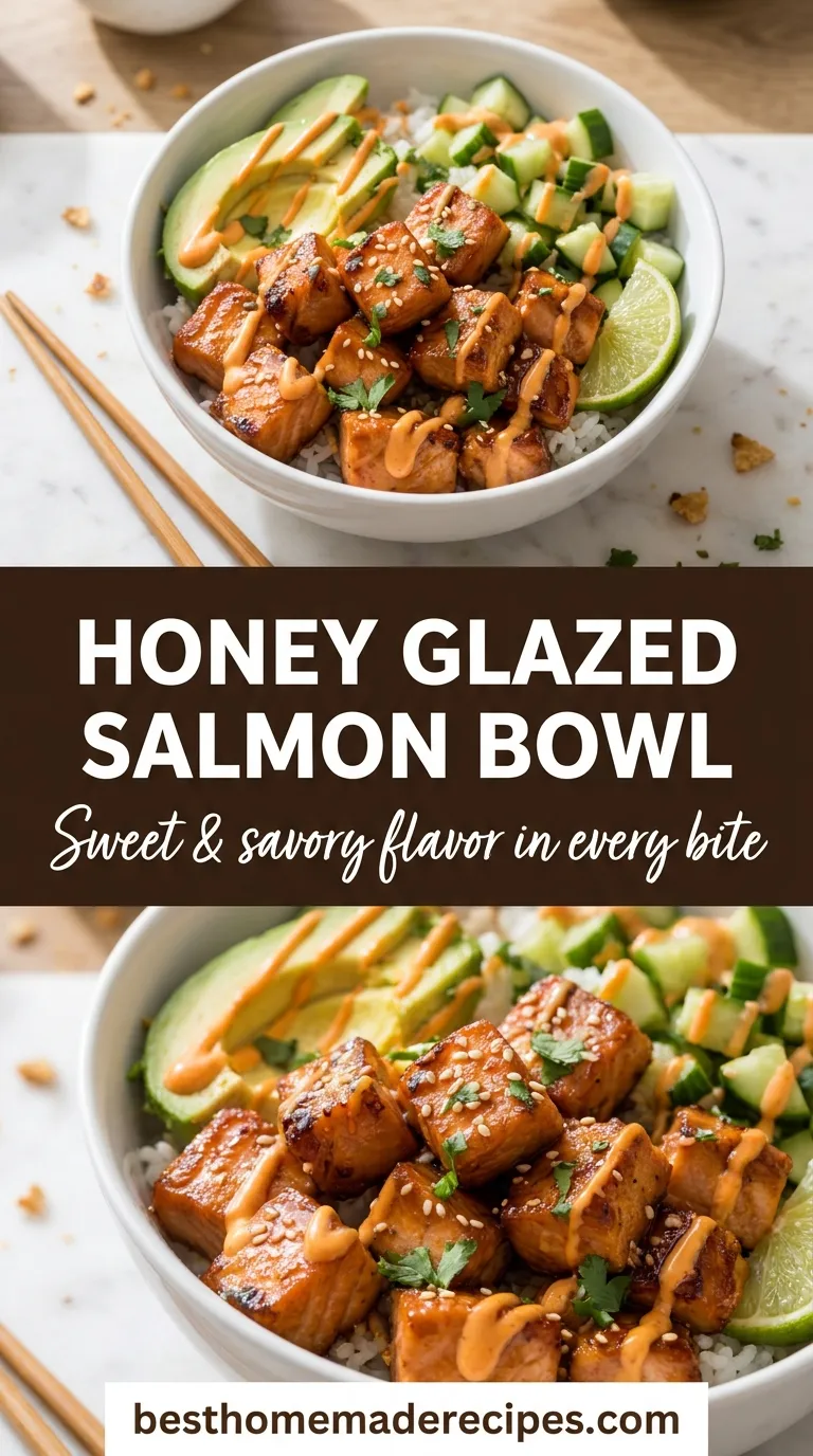 Honey Glazed Salmon Bowl Recipe