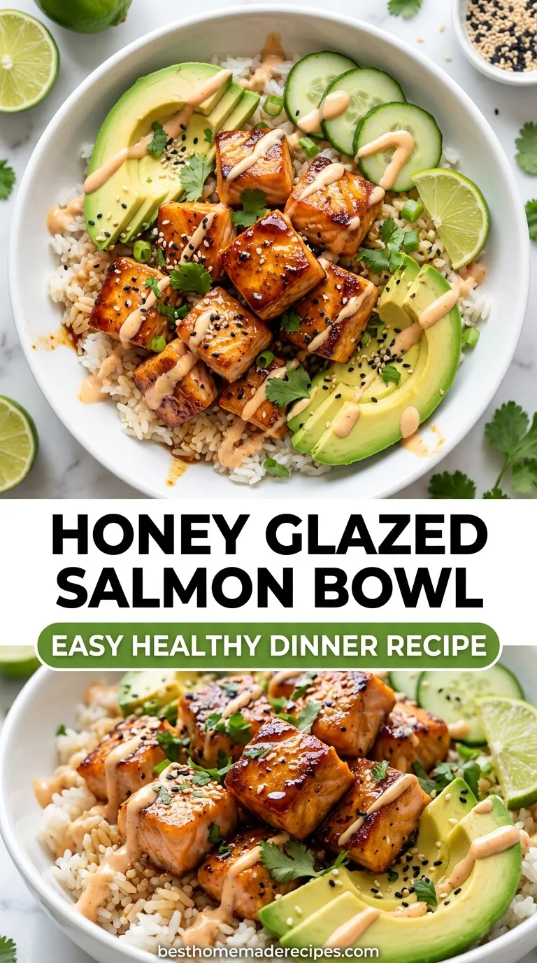Honey Glazed Salmon Bowl Recipe