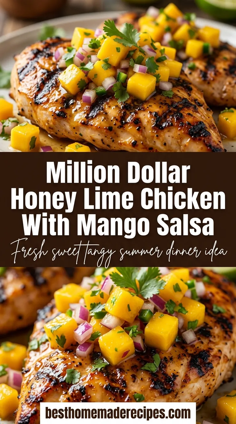 Honey Lime Chicken With Mango Salsa Recipe