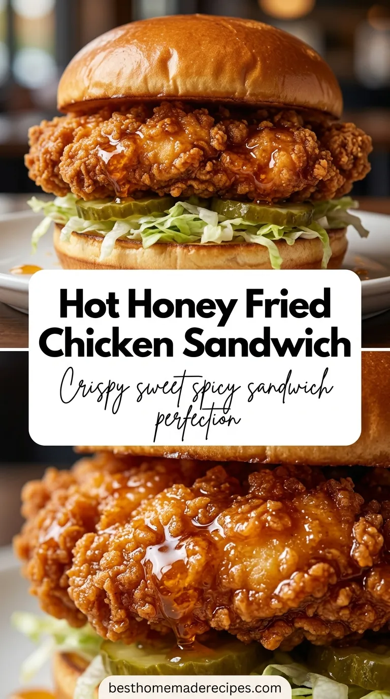 HOT HONEY FRIED CHICKEN SANDWICH RECIPE 4 Hot Honey Fried Chicken Sandwich Recipe