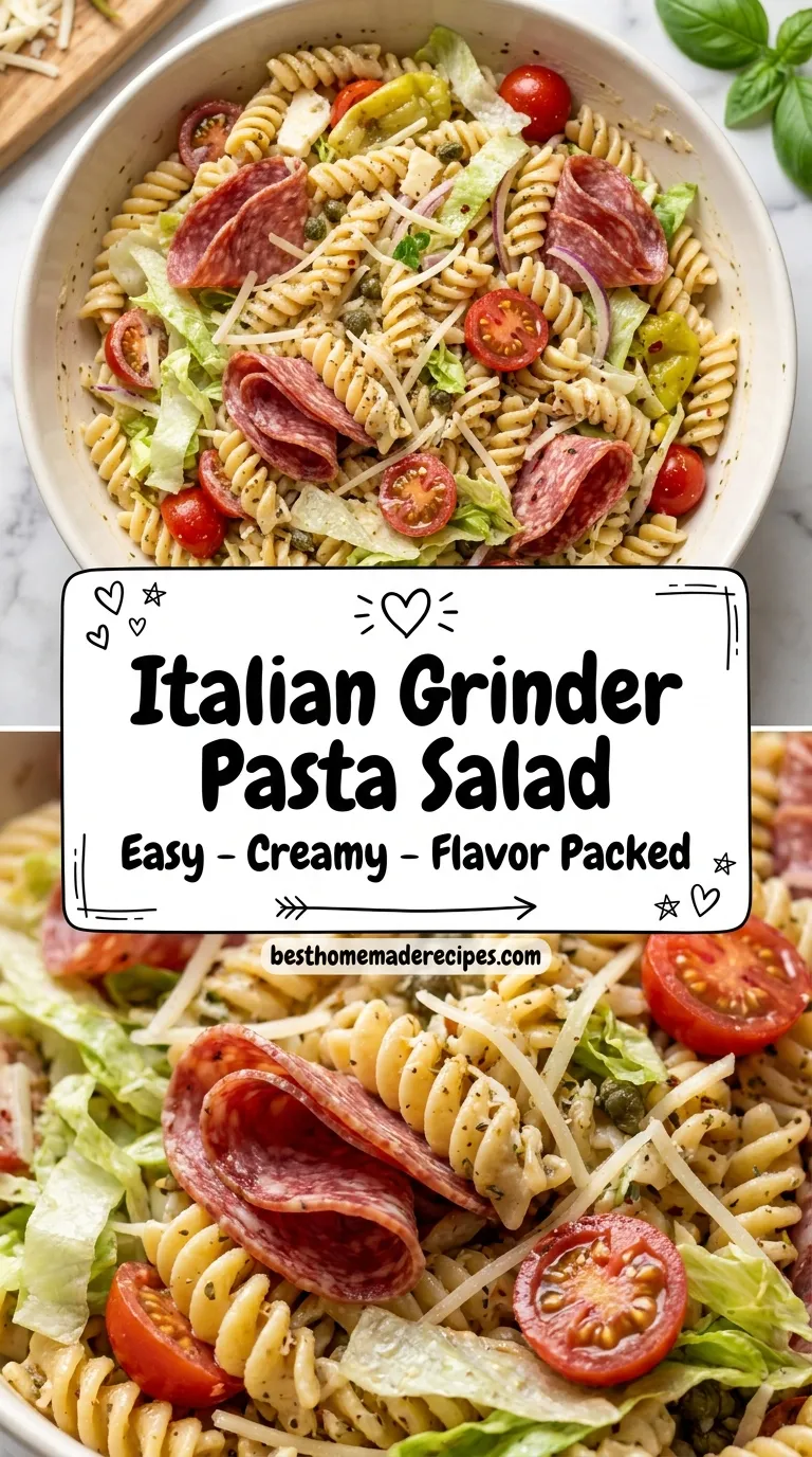 Italian Grinder Pasta Salad Recipe
