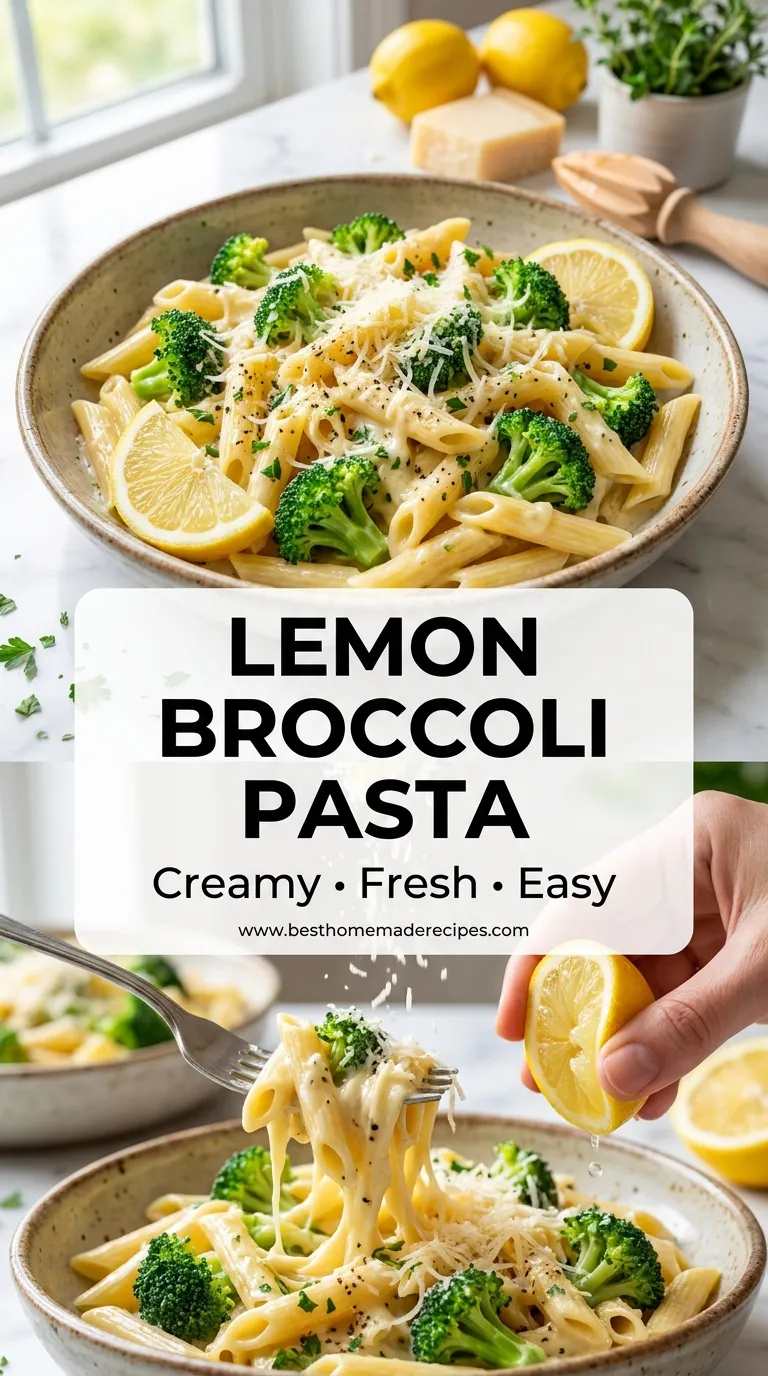 Lemon Broccoli Pasta Recipe