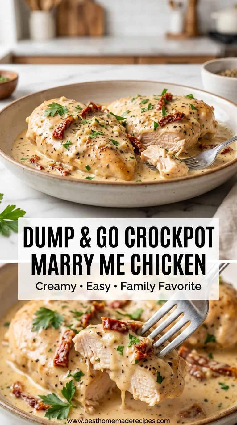 MARRY ME CHICKEN CROCKPOT CREAMY BLISS 4 Creamy Crockpot Marry Me Chicken Recipe
