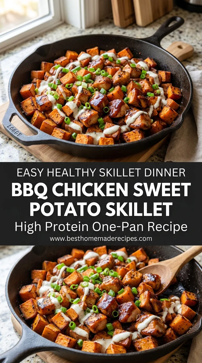 BBQ Chicken Sweet Potato Skillet Recipe