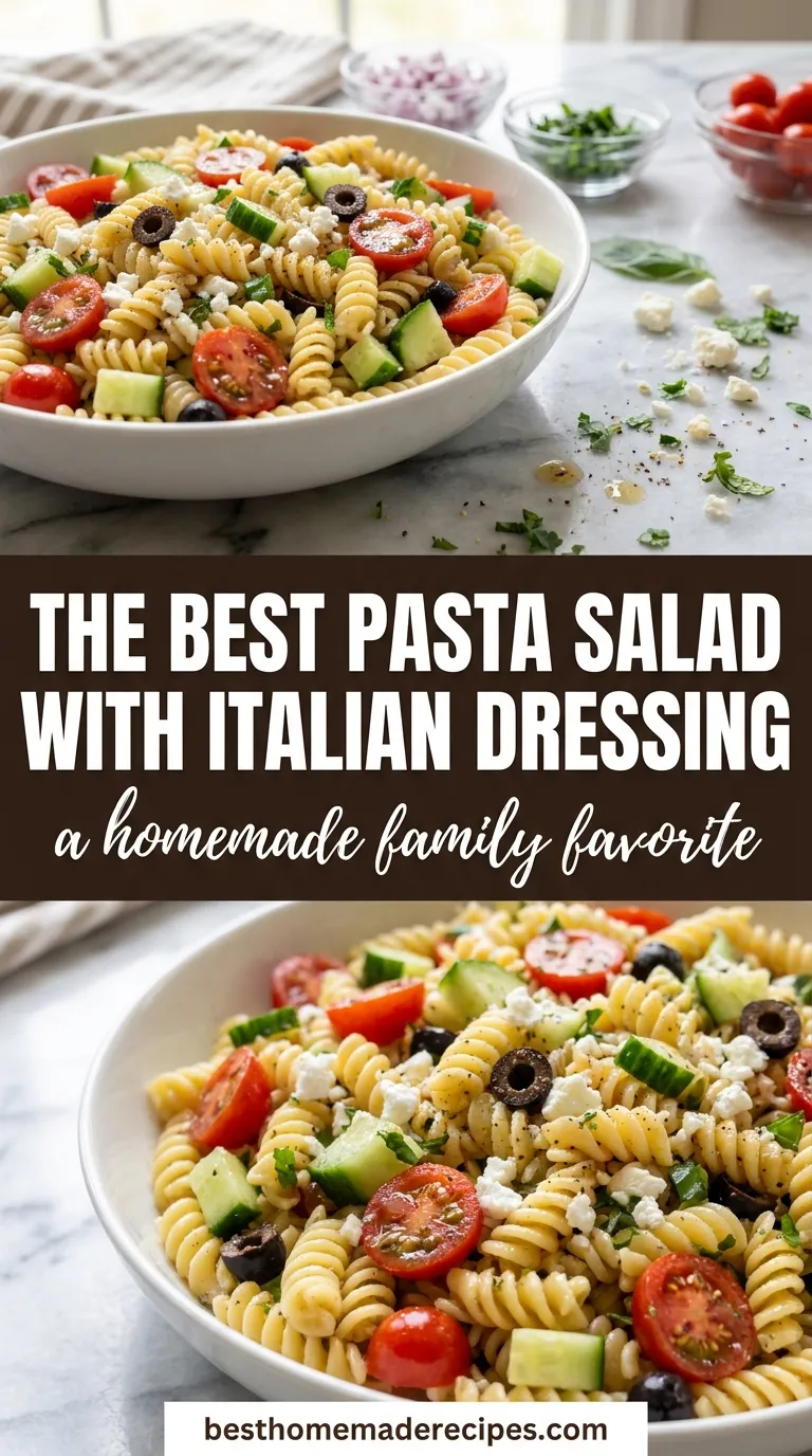 Pasta Salad with Italian Dressing Recipe