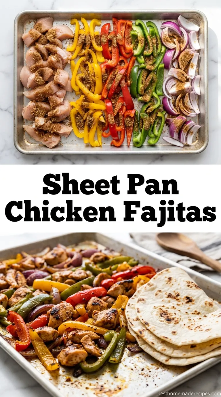 Sheet Pan Chicken Fajitas Recipe