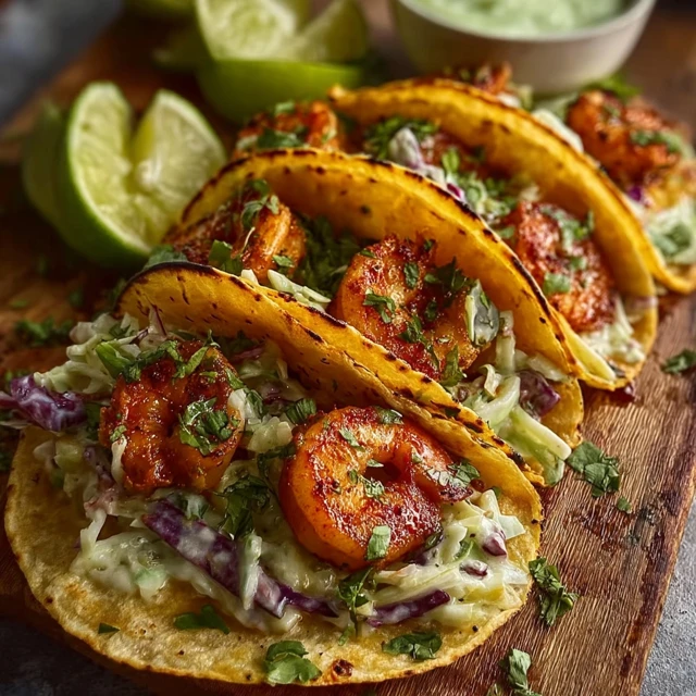 SHRIMP TACOS BEST ZESTY STREET STYLE FLAVOR 4 Shrimp Tacos Recipe